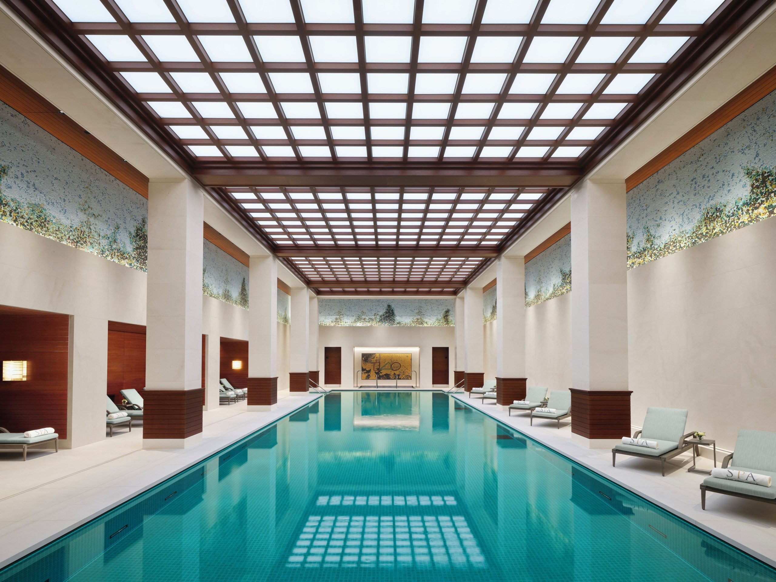 SWIMMINF POOL AT The Peninsula London
