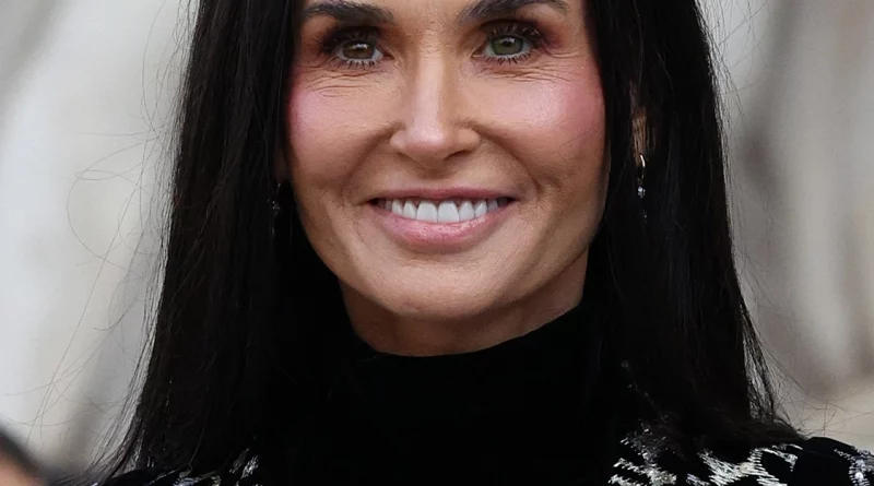 Demi Moore in Riviera-style festival glamour for a Cannes 2026 article
