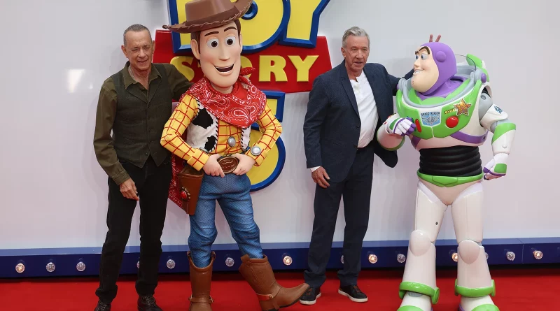 Toy Story 5 London premiere red carpet at ODEON LUXE Leicester Square