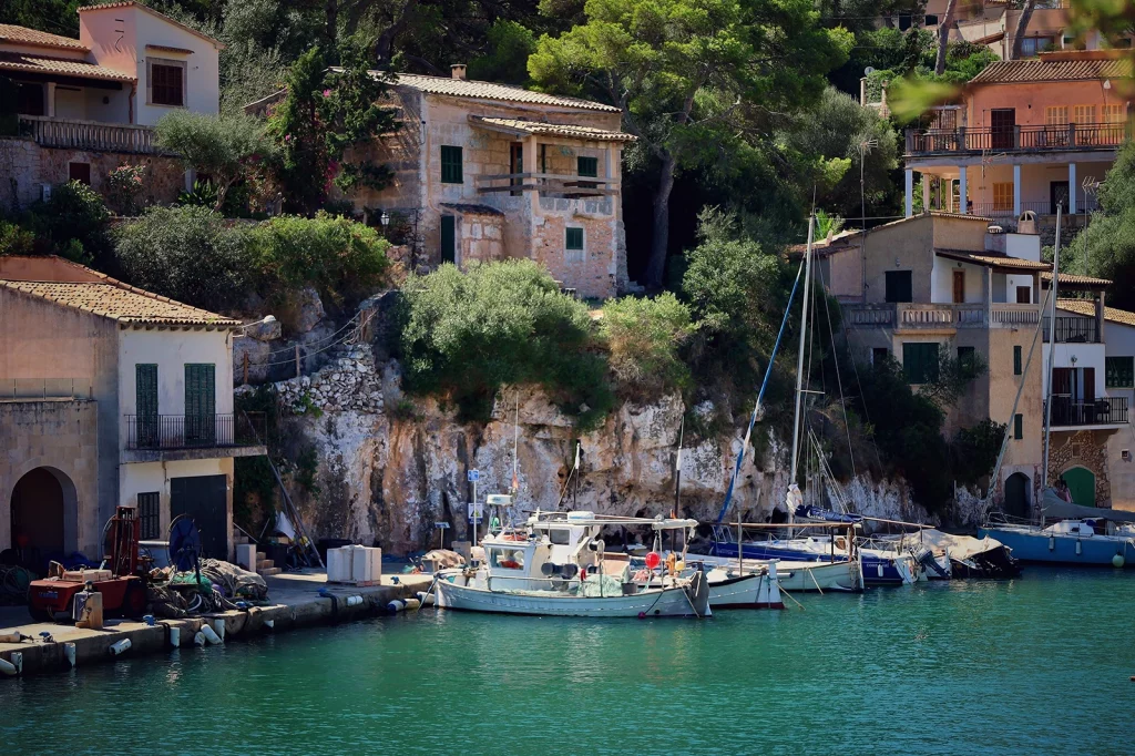 Cala Figuera Mallorca fishing boats and traditional harbour houses