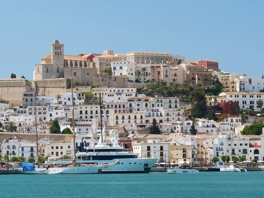 Dalt Vila in Ibiza Town for a where to stay in Ibiza Balearic guide