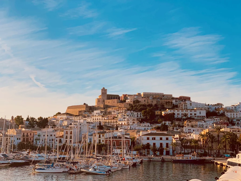 Ibiza marina and Dalt Vila for where to stay in Ibiza near the port