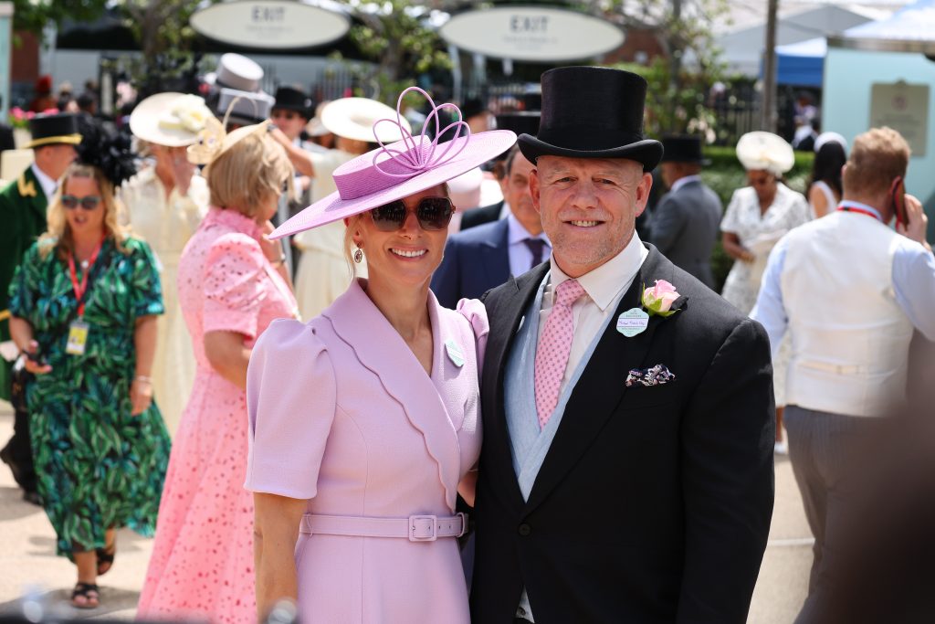 Zara Tindall and Mike Tindall at Royal Ascot 2026 opening day