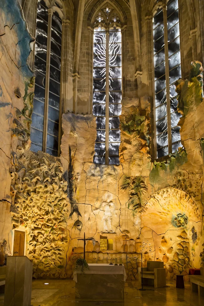 Miquel Barceló Chapel of the Blessed Sacrament inside La Seu Cathedral in Palma Mallorca