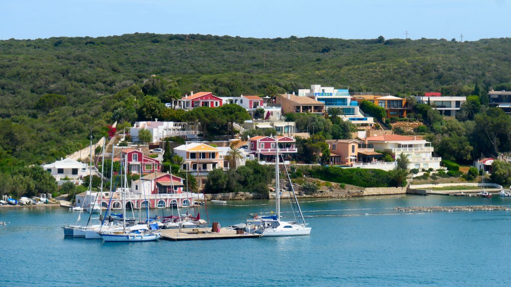 Mahón Menorca harbour for travellers deciding where to stay in Menorca