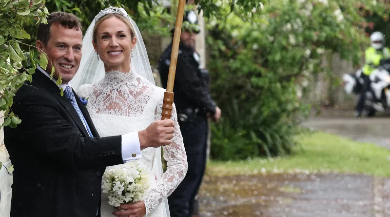 Peter Phillips and Harriet Sperling wedding in the Cotswolds