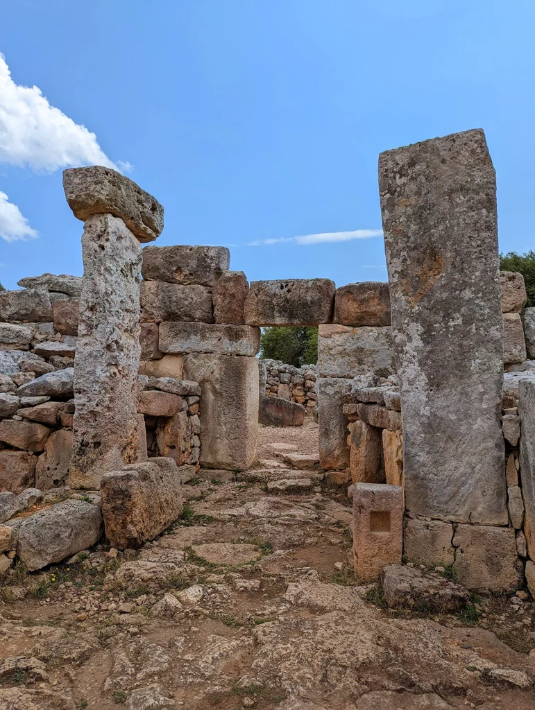 Talayotic Menorca prehistoric taula site for travellers exploring inland Menorca