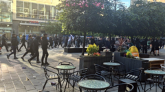 Protests across Scotland follow Belfast knife attack