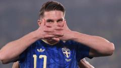 Gyokeres hat-trick lifts Sweden as Kosovo keep dream alive