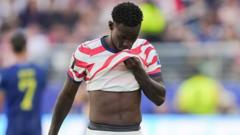 USA march on but will Balogun red card prove costly?
