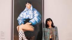 Lily Allen's West End Girl portrait goes on show at National Portrait Gallery