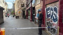 Attempted murder arrest after car hits pedestrians in central London